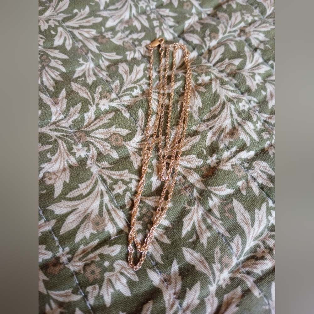Lenox Gold-Tone Twisted Rope Chain Necklace